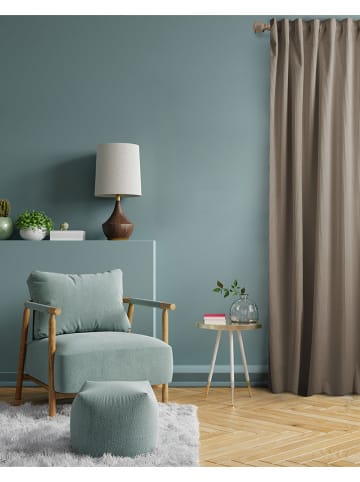 Chic Home Gardine in Beige - (L)270 x (B)140 cm