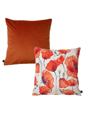 Chic Home Poszewka w kolorze czerwono-białym na poduszkę - 45 x 45 cm
