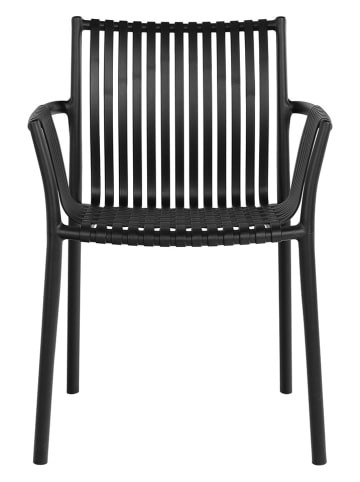 House Nordic 2er-Set: Gartenstühle in Schwarz - (B)59,5 x (H)82,5 x (T)56,5 cm