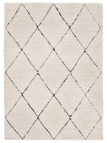 Moma Hochflor-Teppich ''Atesa'' in Creme
