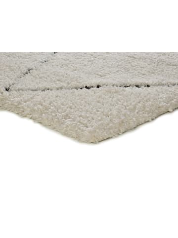 Moma Hochflor-Teppich ''Atesa'' in Creme
