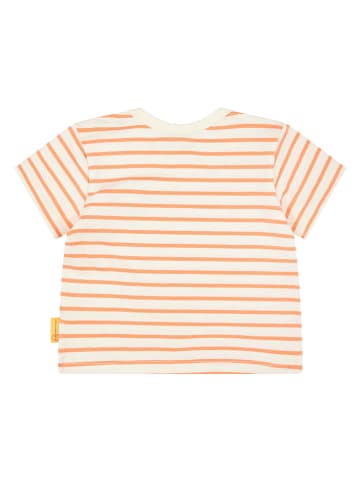 Steiff Shirt in Creme/ Orange
