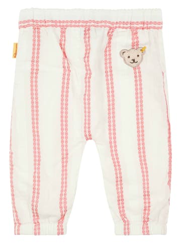 Steiff Broek crème/lichtroze
