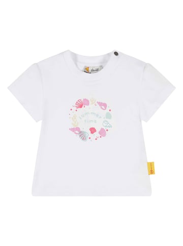 Steiff Shirt wit/meerkleurig