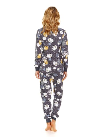Doctor Nap Pyjama grijs/geel