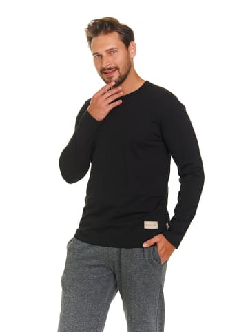 Doctor Nap Pyjama in Grau/ Schwarz