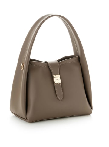 Vince Camuto Henkeltasche "Turin" in Taupe - (B)25 x (H)19 x (T)14 cm