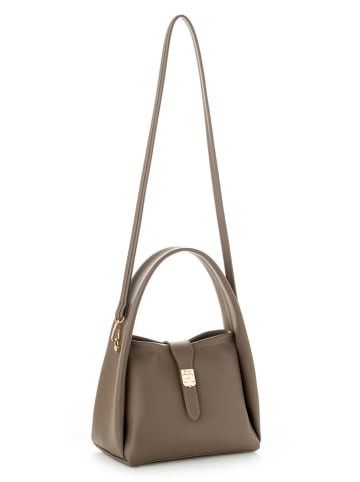 Vince Camuto Henkeltasche "Turin" in Taupe - (B)25 x (H)19 x (T)14 cm