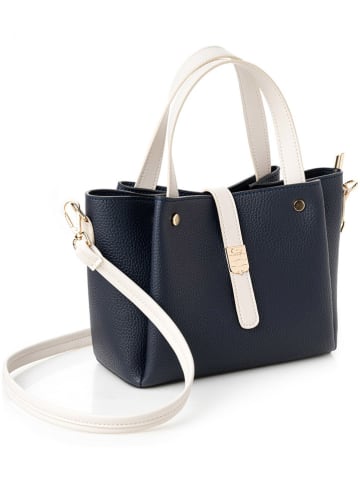 Vince Camuto Henkeltasche "Bellagio" in Dunkelblau - (B)25 x (H)19 x (T)11 cm