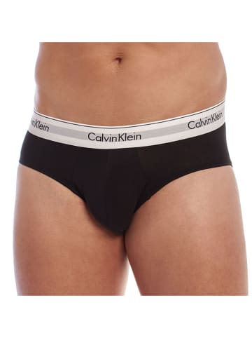 CALVIN KLEIN UNDERWEAR 3er-Set. Slips in Schwarz