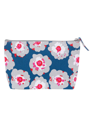 Overbeck and Friends Cosmeticatas blauw/lichtgrijs - (B)26 x (H)15 x (D)5 cm