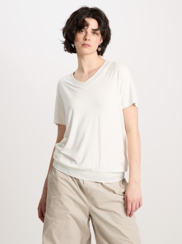 Cross Jeans Koszulka w kolorze kremowym