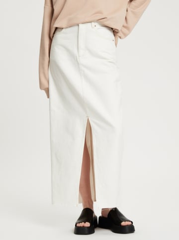 Cross Jeans Spijkerrok crème