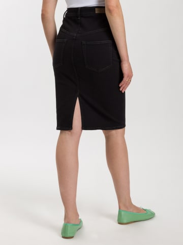 Cross Jeans Jeansrock in Schwarz