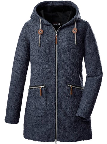 Killtec Gebreide mantel donkerblauw