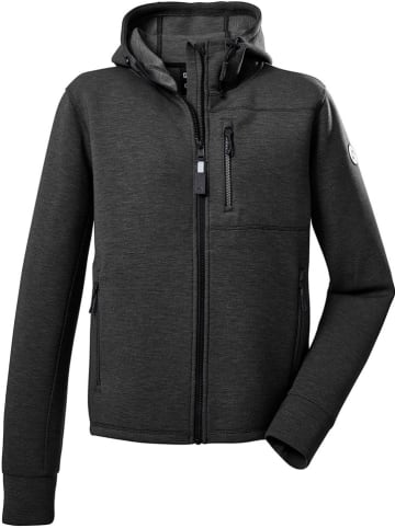 Killtec Fleecejacke in Schwarz