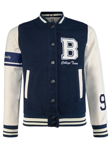 Blue Effect Sweatvest donkerblauw/wit
