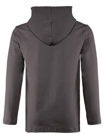 Blue Effect Hoodie in Anthrazit
