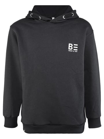 Blue Effect Hoodie in Schwarz