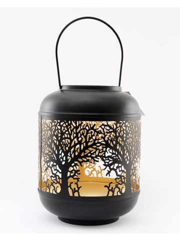 SiL Interiors Lampion w kolorze czarnym - wys. 26 x Ø 19 cm