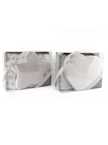 SiL Interiors 2-delige geschenkset: kussen und deken (verrassingsproduct)