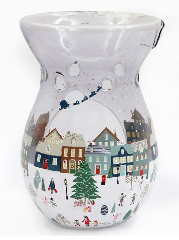 SiL Interiors Kominki zapachowe (2 szt.) "Market" ze wzorem - wys. 15,5 cm