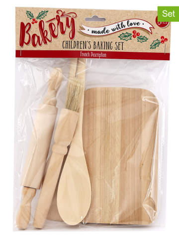 SiL Interiors 2-delige set: bakaccessoires lichtbruin