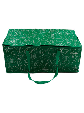 SiL Interiors 2er-Set: Aufbewahrungstaschen in Grün - (B)60 x (H)34 x (T)25 cm