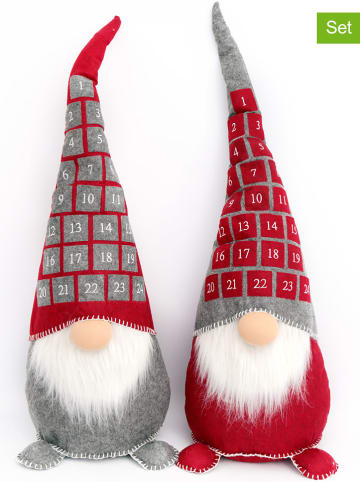 SiL Interiors Decoratief figuur rood/grijs - (H)100 cm (verrassingsproduct)
