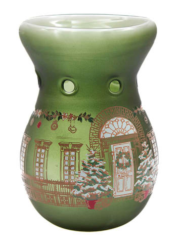 SiL Interiors 2er-Set: Duftlampen in Grün - (H)15,5 cm