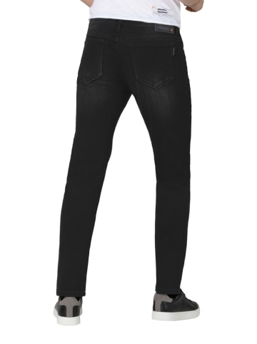 Timezone Dżinsy "EduardoTZ" - Slim fit - w kolorze czarnym