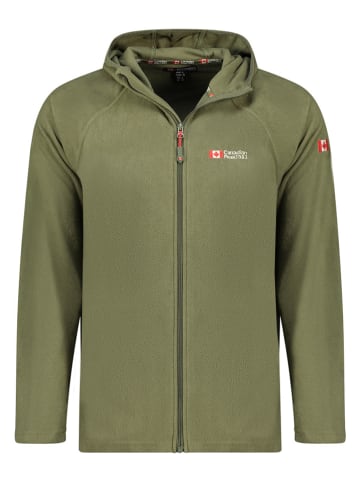 Canadian Peak Kurtka polarowa w kolorze zielonym