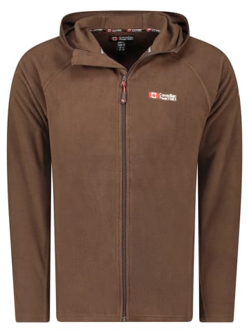 Canadian Peak Fleecejacke in Braun