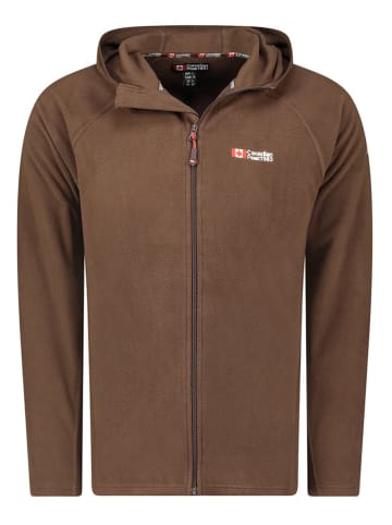 Canadian Peak Fleecejacke "Tugoodeak" in Braun
