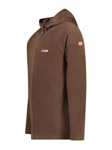 Canadian Peak Kurtka polarowa "Tugoodeak" w kolorze brązowym