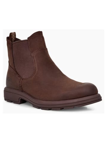 UGG Skórzane sztyblety "Biltmore" w kolorze brązowym