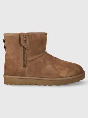 UGG Leren boots "Clasic Mini Bailey" lichtbruin