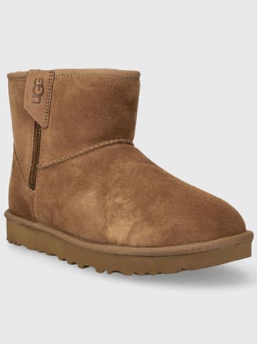 UGG Leren boots "Clasic Mini Bailey" lichtbruin