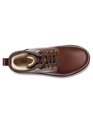UGG Skórzane botki "Cason" w kolorze jasnobrązowym