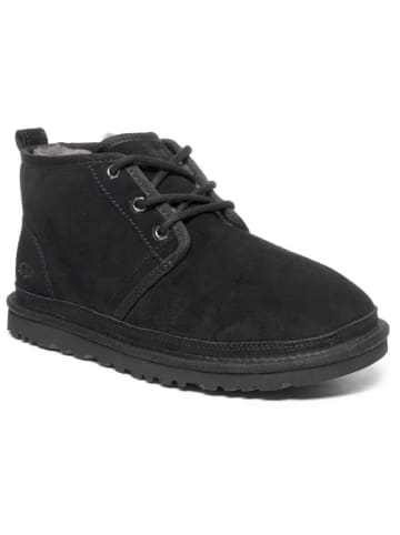 UGG Leder-Schnürschuhe "Neumel" in Schwarz