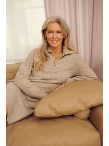 TATUUM Strickkleid in Beige