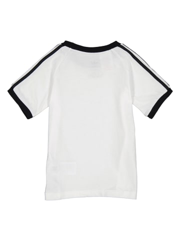 adidas Shirt "3 Stripes" wit/zwart