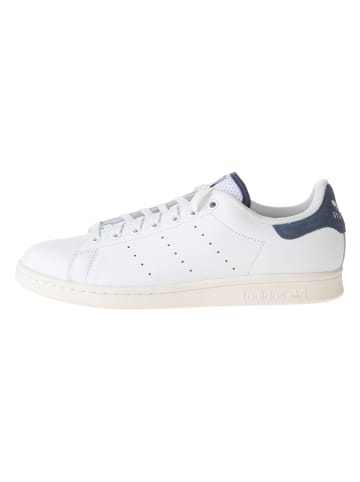adidas Leder-Sneakers "Stan Smith" in Weiß/ Blau