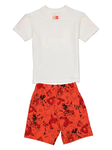 adidas 2-delige outfit rood/wit