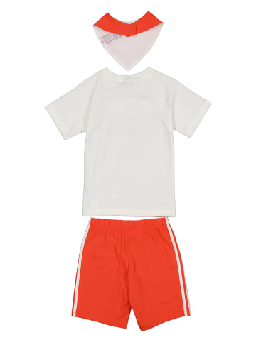 adidas 3-częściowy zestaw w kolorze czerwono-białym