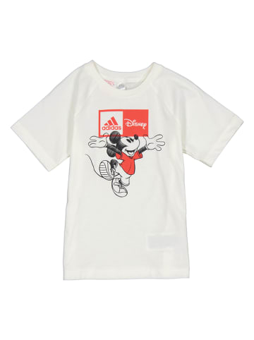adidas 3tlg. Outfit in Rot/ Weiß