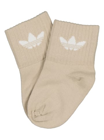 adidas 3er-Set: Socken in Grün/ Beige/ Schwarz
