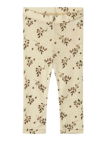 Lil´Atelier Woll-Leggings "NImo" in Beige