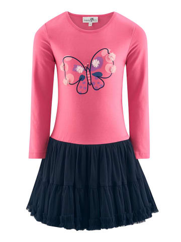 happy girls by Eisend Kleid in Pink/ Dunkelblau