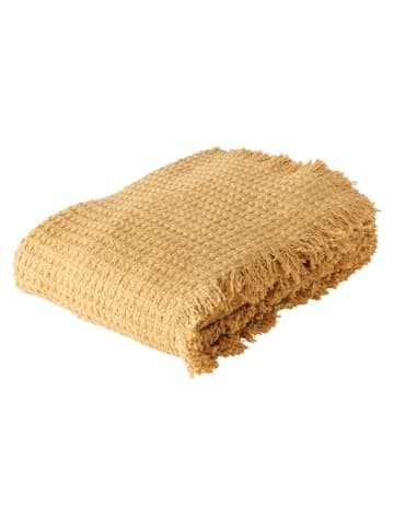 Boltze Wohndecke "Karma" in Hellbraun - (L)170 x (B)130 cm